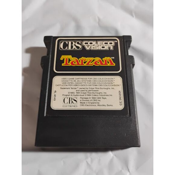 Tarzan Game Coleco Vision CBS Cartridge Only - Picture 1 of 5